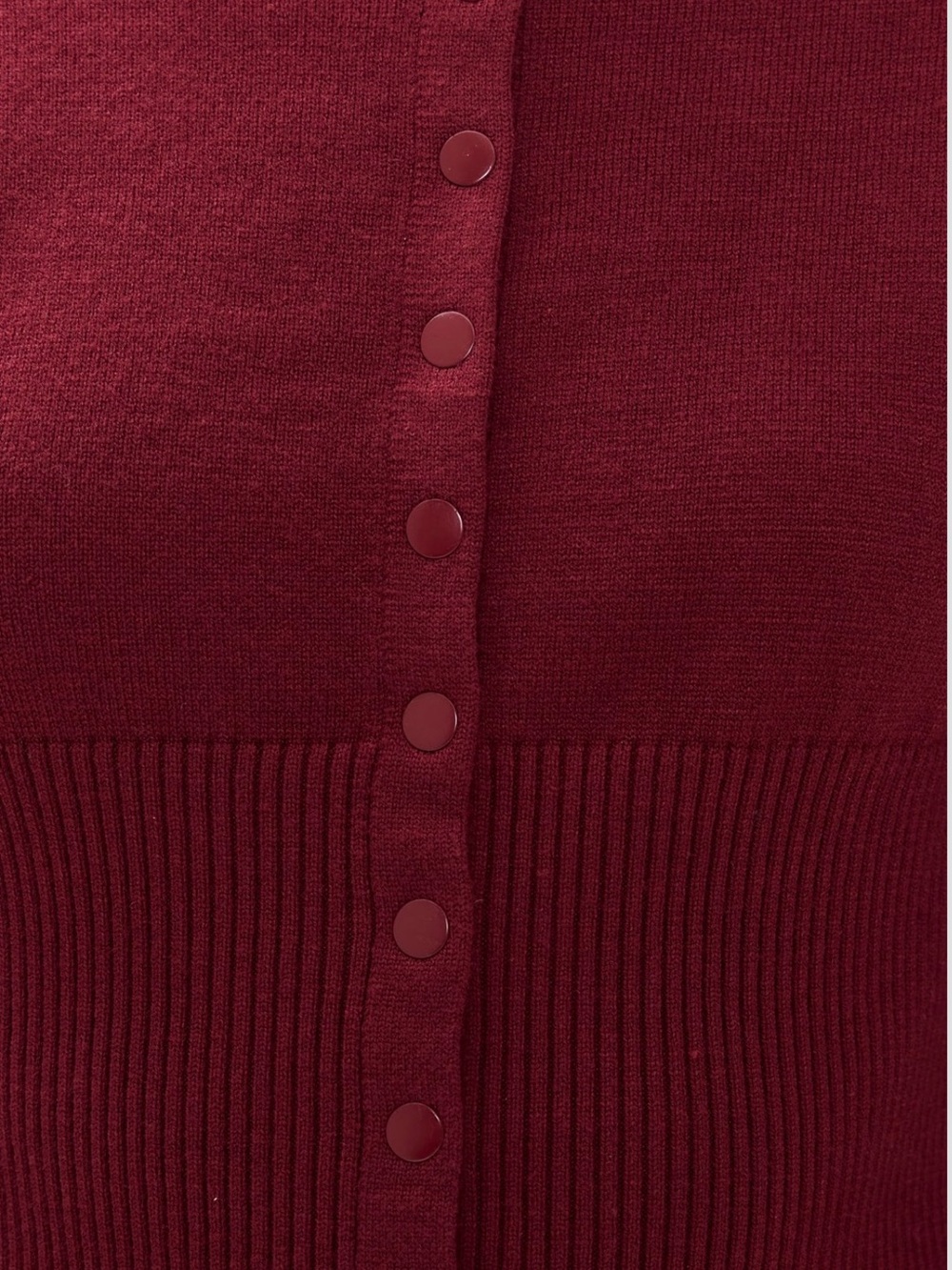 Lioness Head in the Clouds Maroon Cardigan - Picture 7 of 9